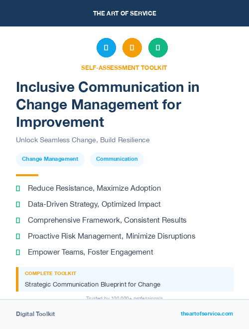 Inclusive Communication in Change Management for Improvement