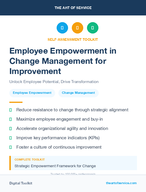 Employee Empowerment in Change Management for Improvement