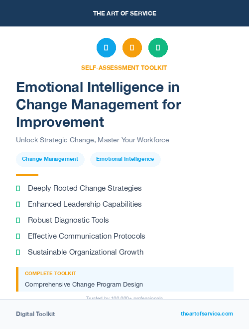 Emotional Intelligence in Change Management for Improvement