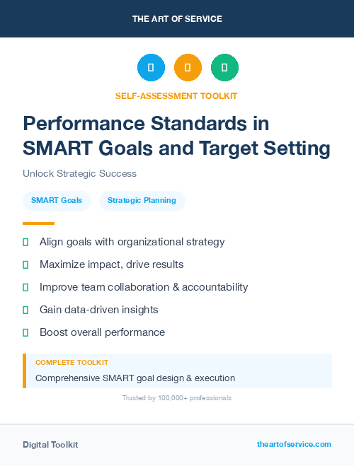 Performance Standards in SMART Goals and Target Setting