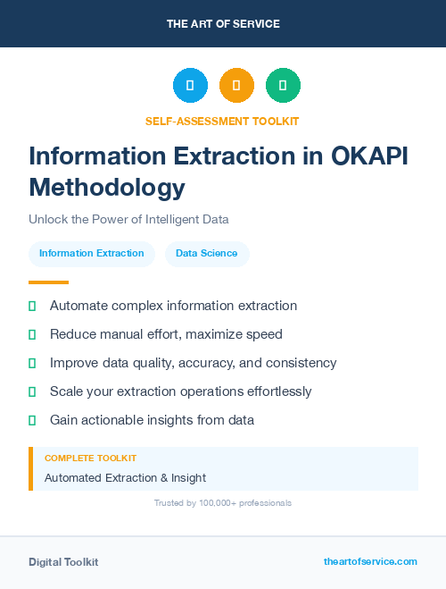 Information Extraction in OKAPI Methodology
