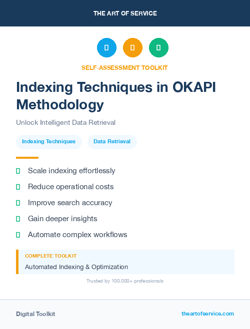 Indexing Techniques in OKAPI Methodology