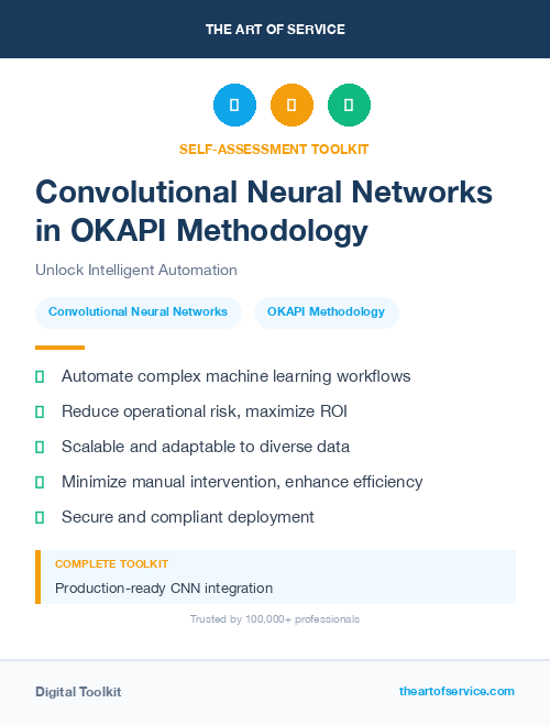 Convolutional Neural Networks in OKAPI Methodology
