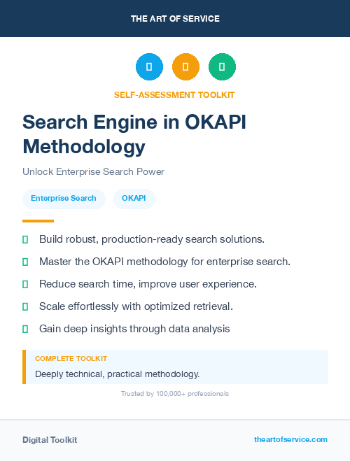 Search Engine in OKAPI Methodology