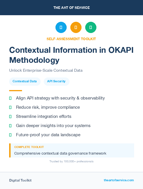 Contextual Information in OKAPI Methodology
