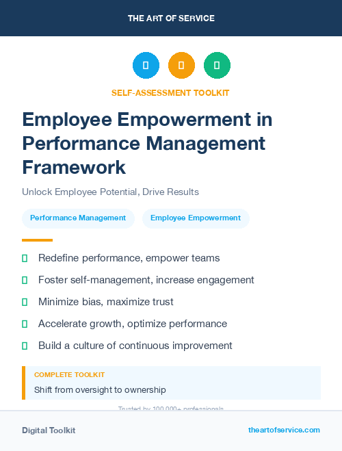 Employee Empowerment in Performance Management Framework