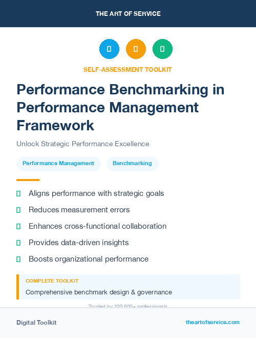 Performance Benchmarking in Performance Management Framework
