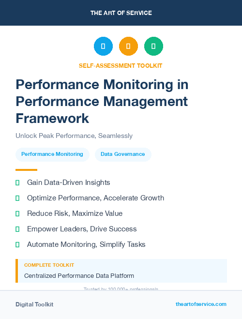 Performance Monitoring in Performance Management Framework