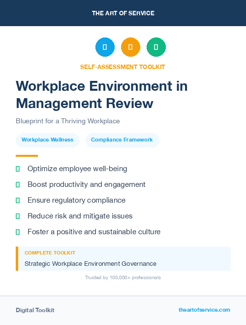 Workplace Environment in Management Review