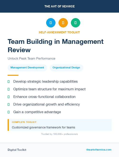 Team Building in Management Review