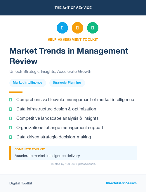 Market Trends in Management Review