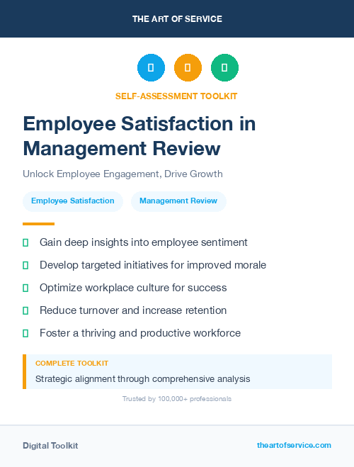 Employee Satisfaction in Management Review
