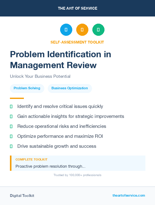 Problem Identification in Management Review