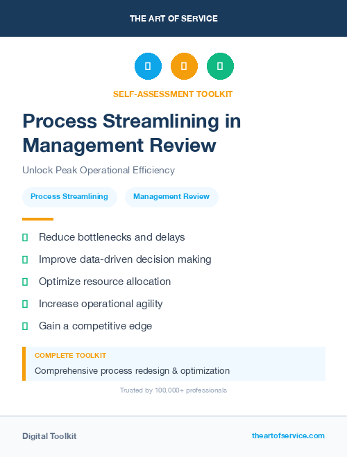 Process Streamlining in Management Review