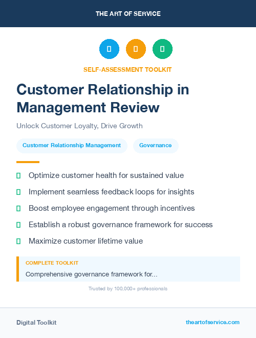 Customer Relationship in Management Review