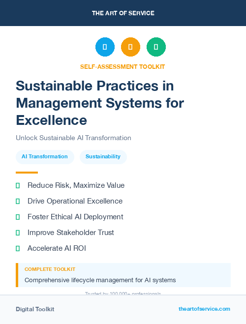 Sustainable Practices in Management Systems for Excellence
