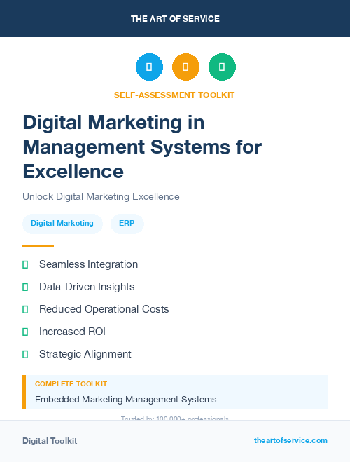 Digital Marketing in Management Systems for Excellence