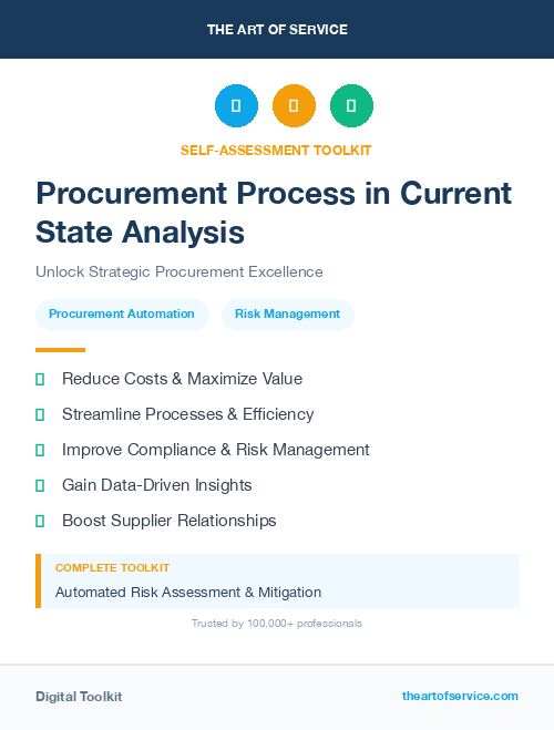 Procurement Process in Current State Analysis