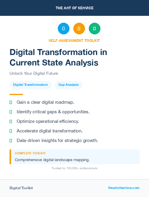 Digital Transformation in Current State Analysis