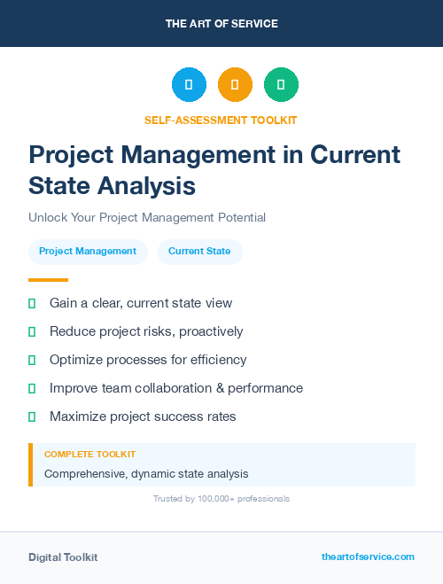 Project Management in Current State Analysis