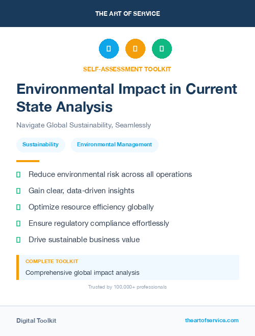 Environmental Impact in Current State Analysis