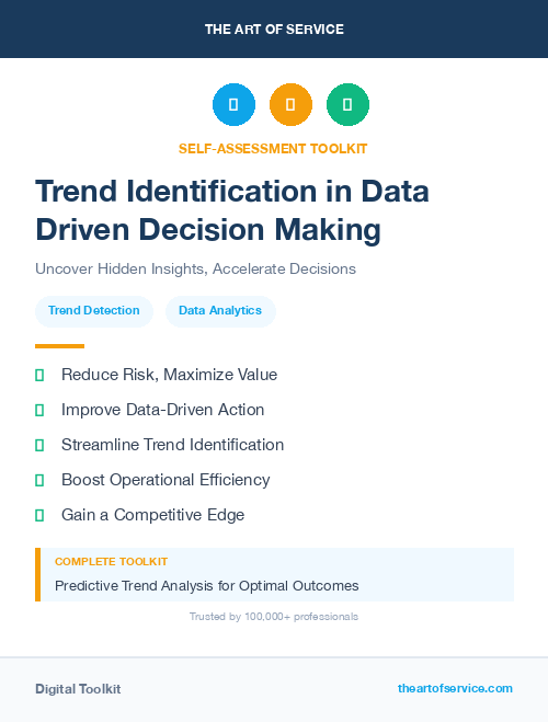 Trend Identification in Data Driven Decision Making