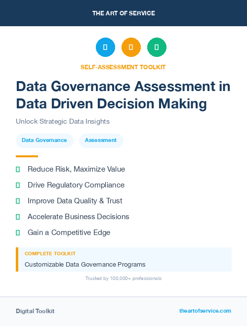Data Governance Assessment in Data Driven Decision Making
