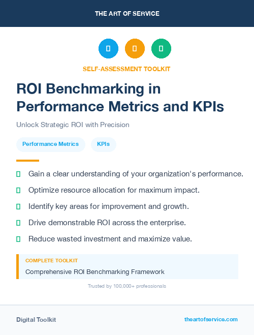 ROI Benchmarking in Performance Metrics and KPIs
