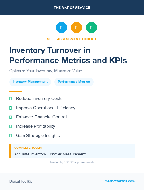 Inventory Turnover in Performance Metrics and KPIs