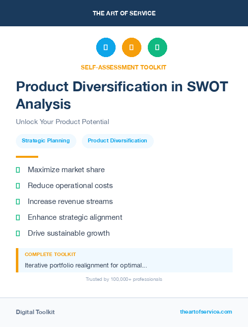 Product Diversification in SWOT Analysis