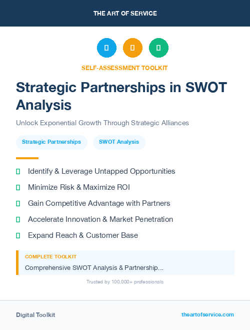 Strategic Partnerships in SWOT Analysis