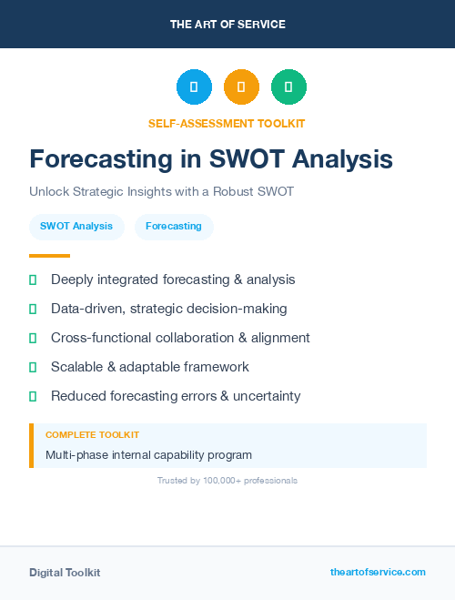 Forecasting in SWOT Analysis