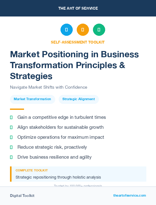 Market Positioning in Business Transformation Principles & Strategies