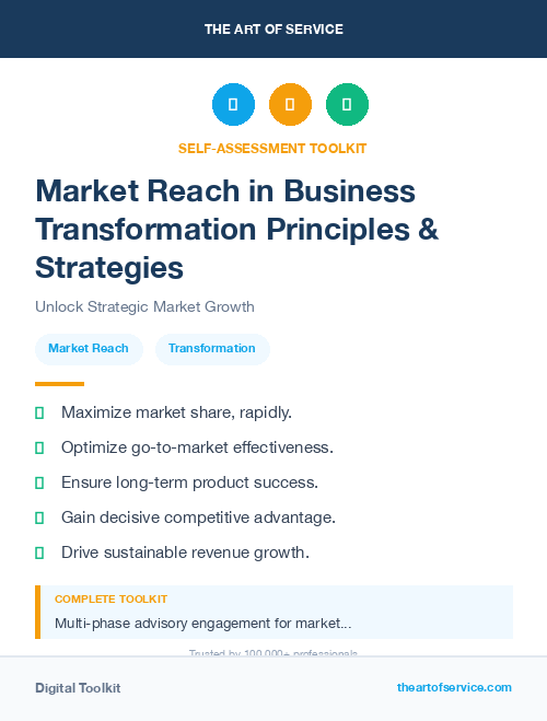 Market Reach in Business Transformation Principles & Strategies