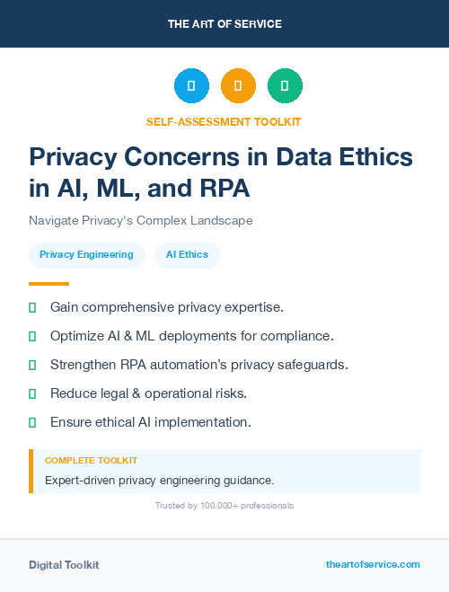 Privacy Concerns in Data Ethics in AI, ML, and RPA