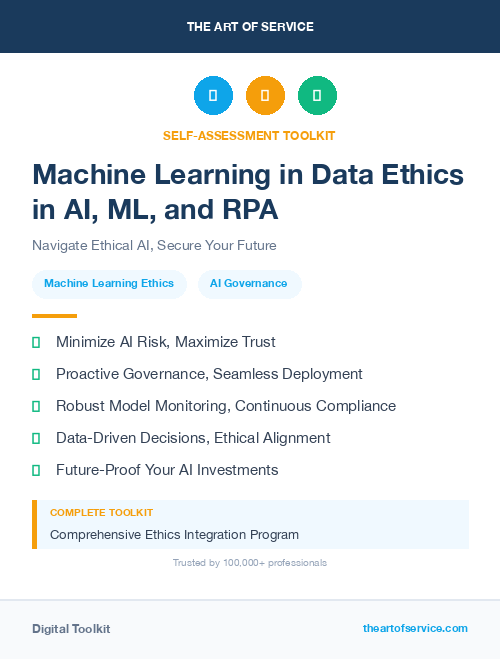 Machine Learning in Data Ethics in AI, ML, and RPA