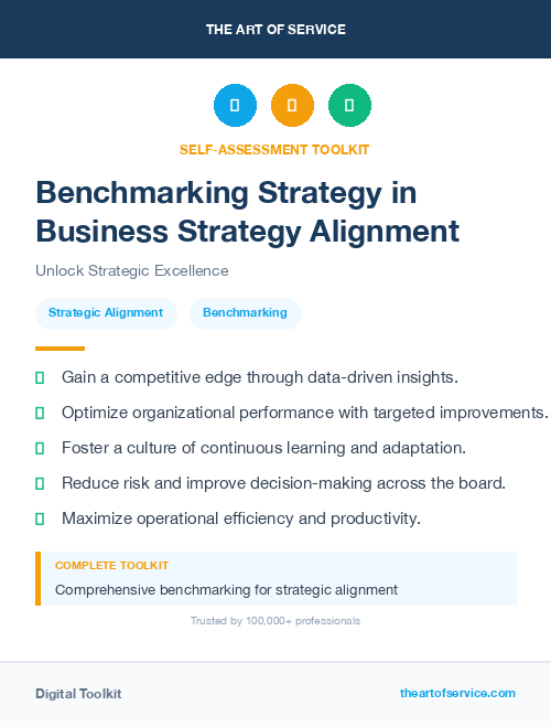 Benchmarking Strategy in Business Strategy Alignment