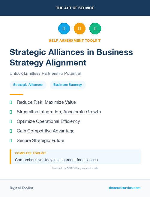 Strategic Alliances in Business Strategy Alignment