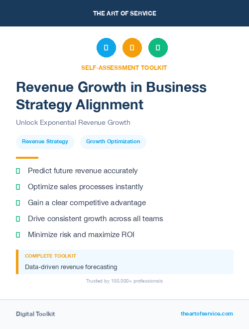 Revenue Growth in Business Strategy Alignment