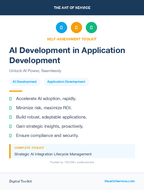 AI Development in Application Development