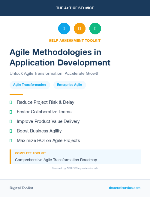 Agile Methodologies in Application Development