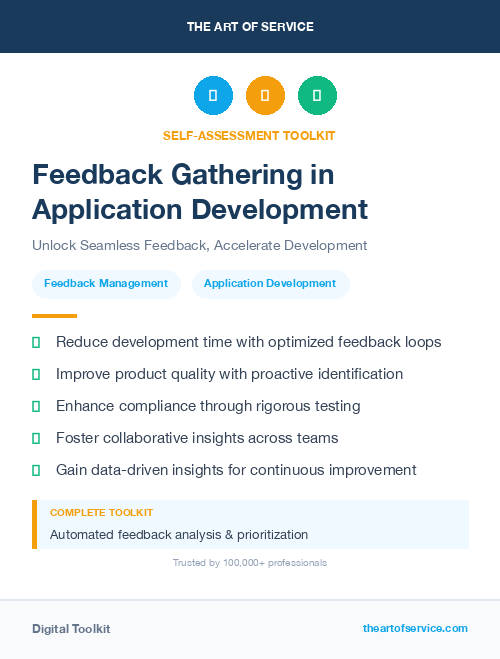Feedback Gathering in Application Development