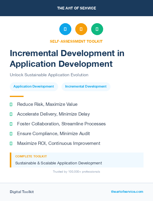 Incremental Development in Application Development