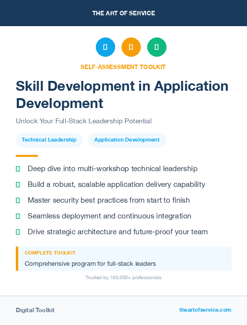 Skill Development in Application Development