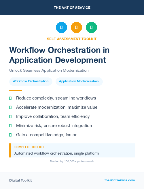 Workflow Orchestration in Application Development