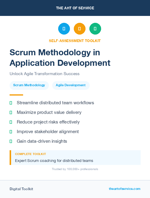 Scrum Methodology in Application Development
