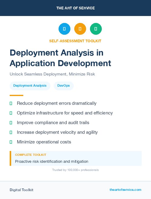 Deployment Analysis in Application Development