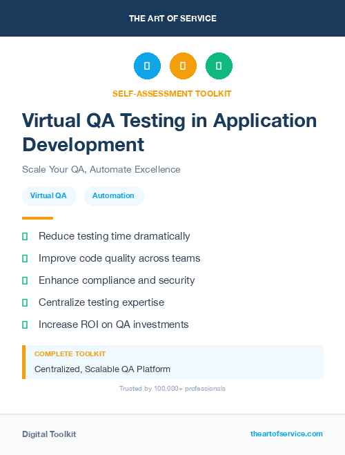 Virtual QA Testing in Application Development