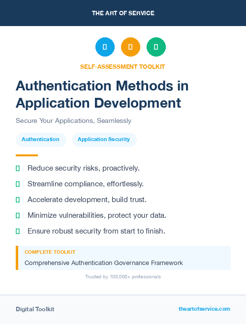 Authentication Methods in Application Development