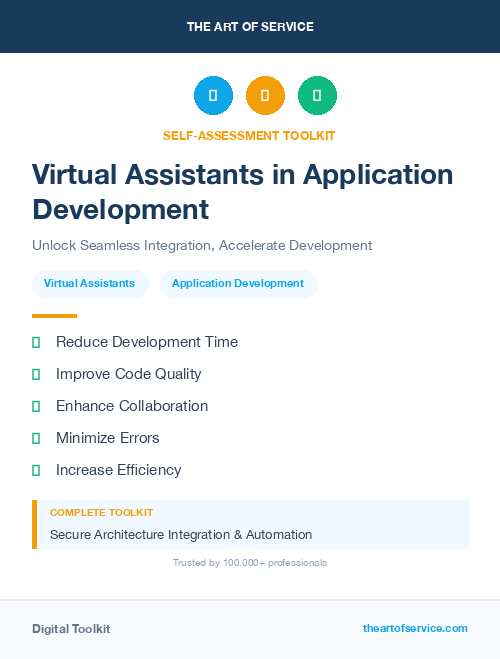 Virtual Assistants in Application Development